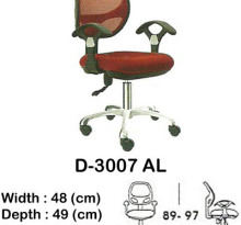 Kursi Kantor (Staff & Sekretaris) Indachi D-3007 AL