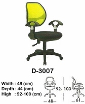 Kursi Kantor (Staff & Sekretaris) Indachi D-3007