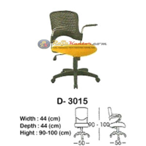 Kursi Kantor (Staff & Sekretaris) Indachi D-3015