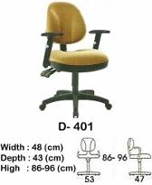 Kursi Kantor (Staff & Sekretaris) Indachi D-401