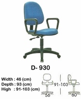 Kursi Kantor (Staff & Sekretaris) Indachi D-930