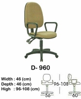 Kursi Kantor (Staff & Sekretaris) Indachi D-960