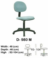 Kursi Kantor (Staff & Sekretaris) Indachi D-980 M