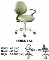 Kursi Kantor (Staff & Sekretaris) Indachi Oriss I AL